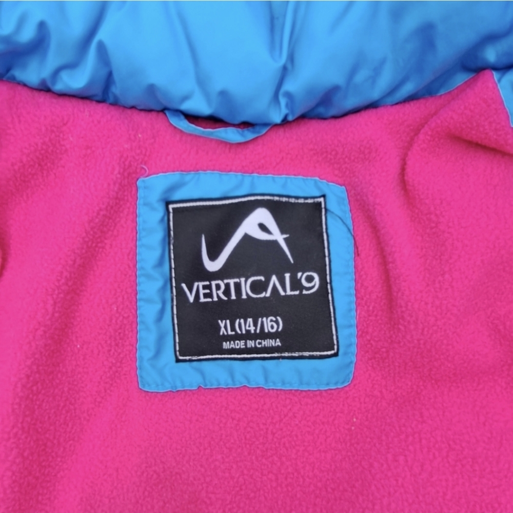 ✨See New Listing✨ Girl's S 14/16 Puffer Jacket Coat W/ Hood Fleece Lined Pockets - Picture 3 of 16